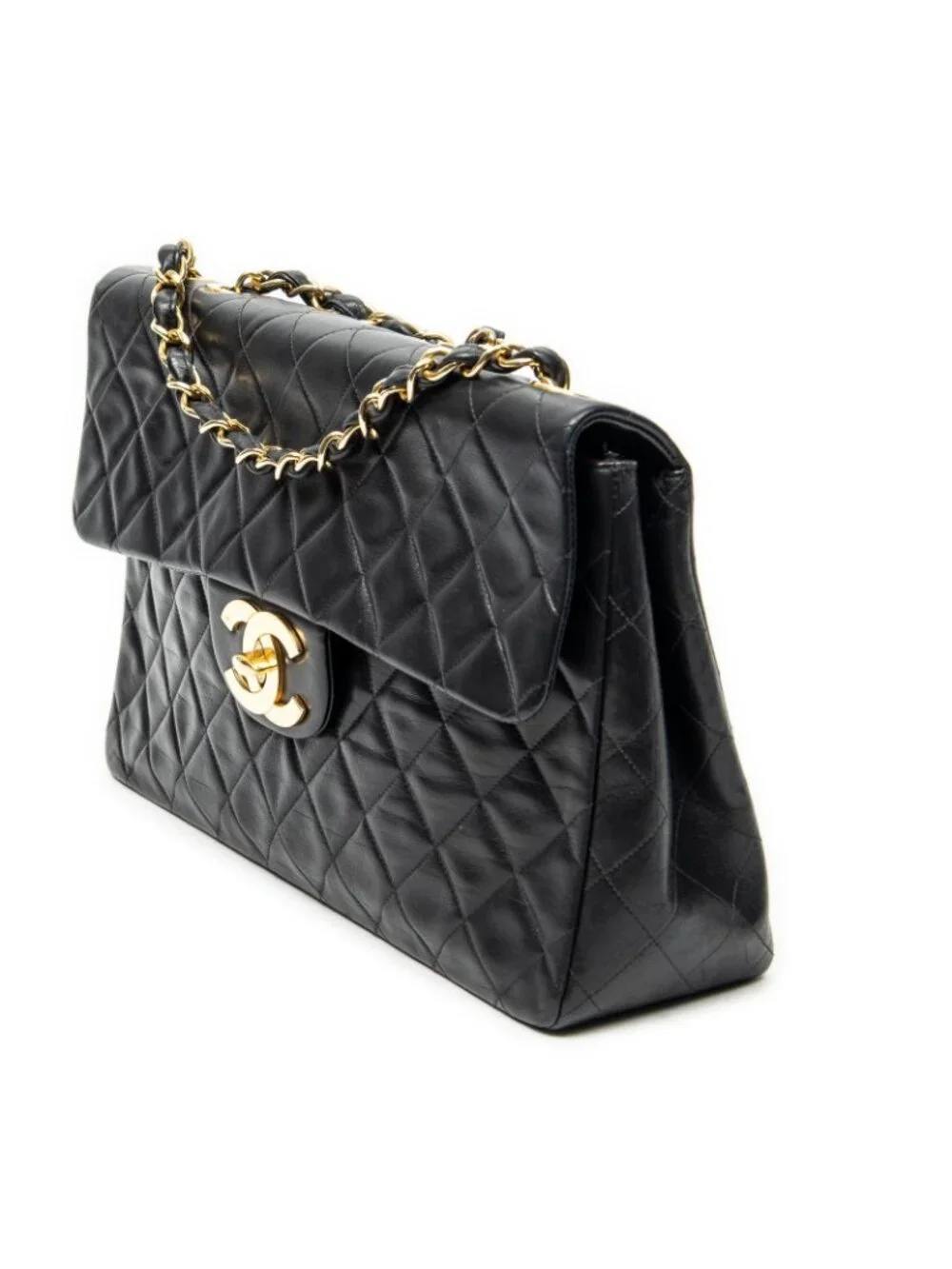 Chanel Maxi Jumbo XL Flap Black Quilted Lambskin Leather